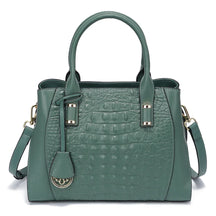 Bolsa Transversal de Couro Genuíno Jade