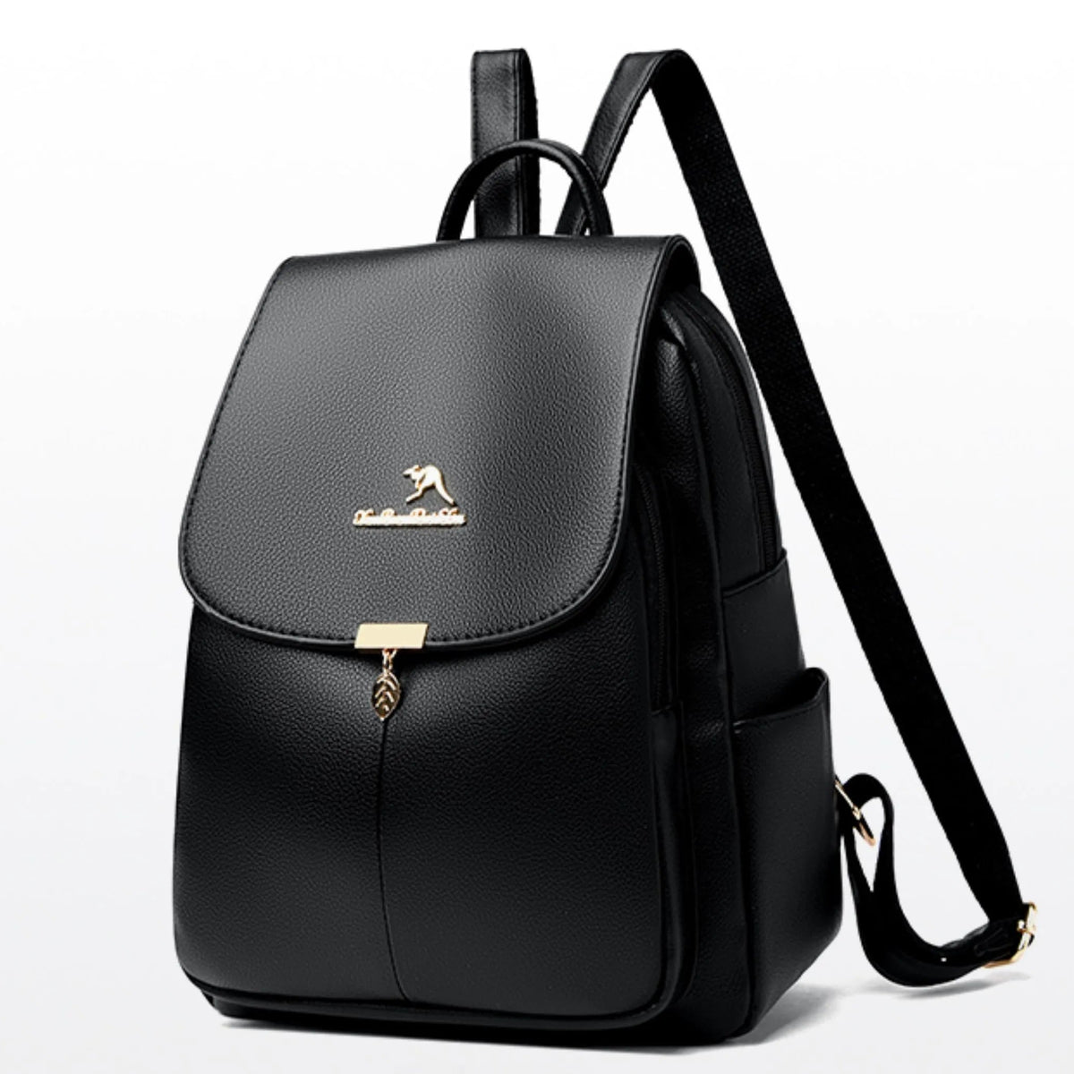 Mochila Feminina de Couro Genuíno Antonelli