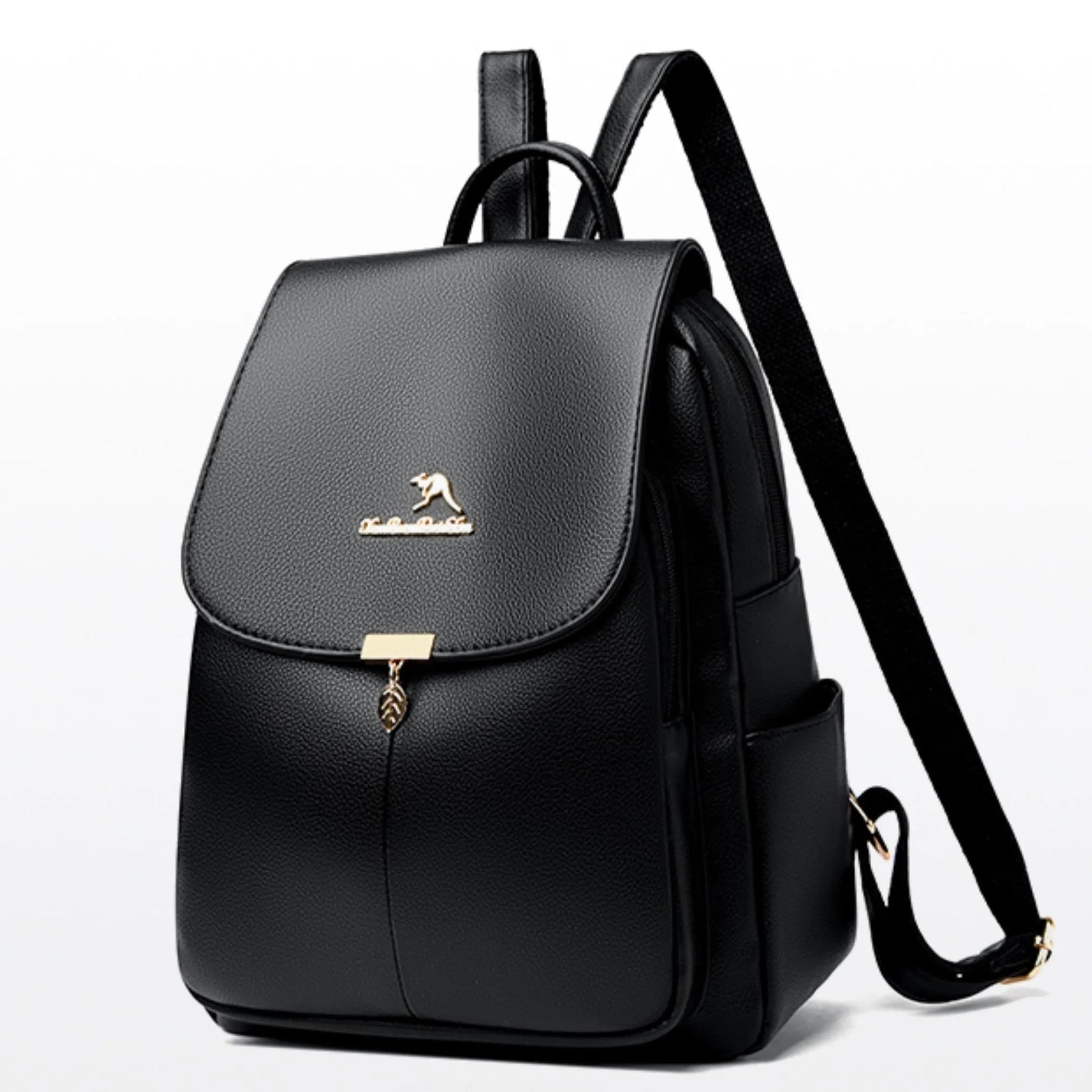 Mochila Feminina de Couro Genuíno Antonelli