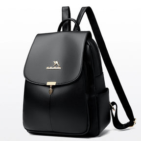 Mochila Feminina de Couro Genuíno Antonelli