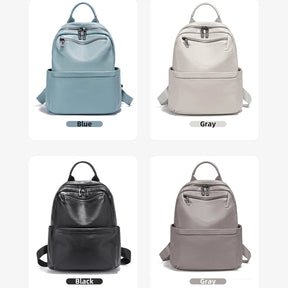 Mochila Feminina de Couro Genuíno Gabrielle