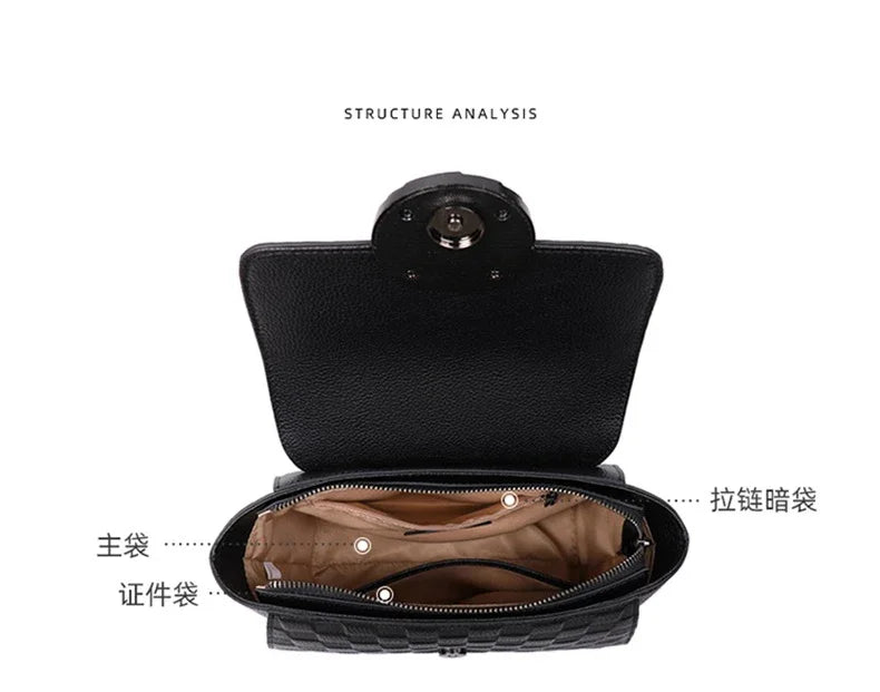 Bolsa Feminina de Couro Dublin