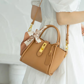 Bolsa Transversal de Couro Genuíno Mykonos