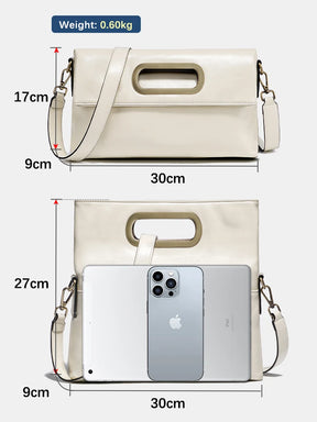 Bolsa de Couro Genuíno Seraphine