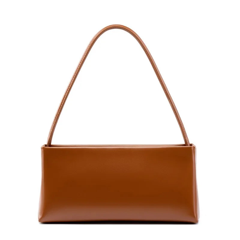 Bolsa Baguette de Couro Loraine