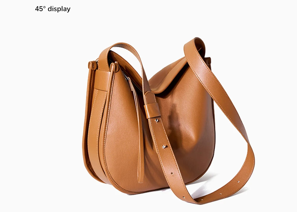 Bolsa Tote de Couro Genuíno Verona