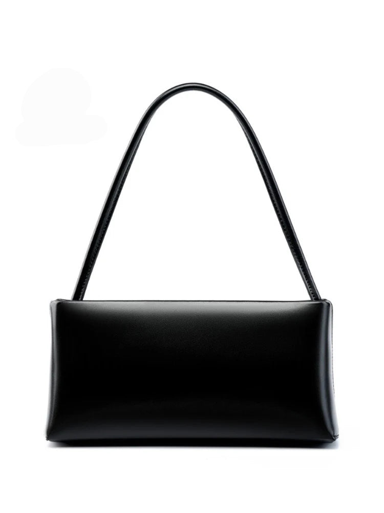 Bolsa Baguette de Couro Loraine