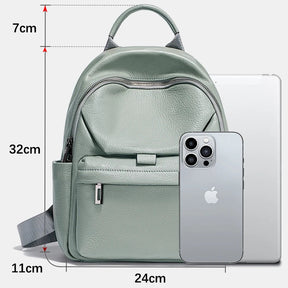 Mochila Feminina de Couro Genuíno Camilla