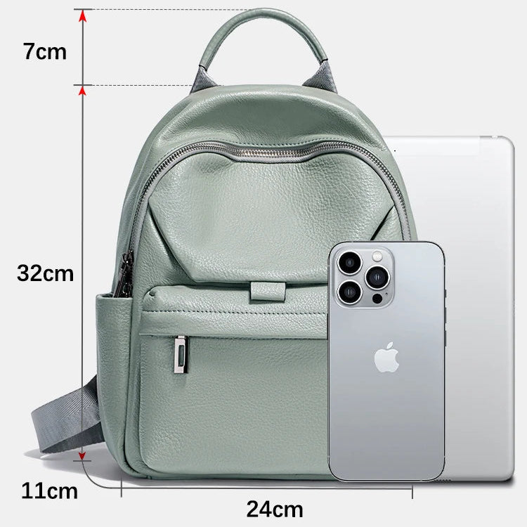 Mochila Feminina de Couro Genuíno Camilla