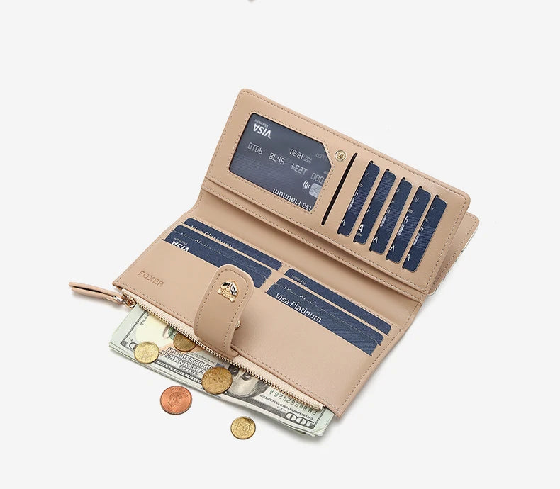 Carteira Feminina de Couro PU Selma