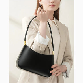 Bolsa de Ombro de Couro Rubis