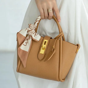 Bolsa Transversal de Couro Genuíno Mykonos