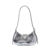 Bolsa de Ombro de Couro Elegante