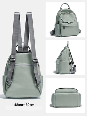 Mochila Feminina de Couro Genuíno Camilla