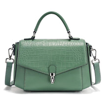 Bolsa de Ombro de Couro Genuíno Carmine