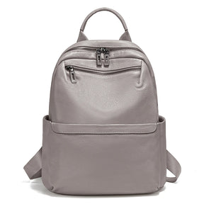 Mochila Feminina de Couro Genuíno Gabrielle