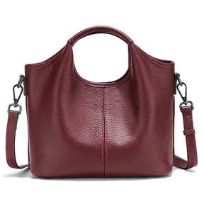Bolsa de Ombro de Couro Genuíno Isabell