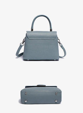 Bolsa Transversal de Couro Hasp