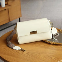 Bolsa Transversal de Couro Genuíno Zency