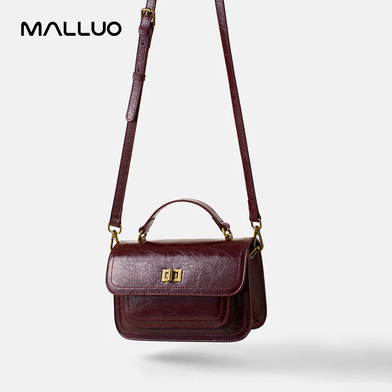 Bolsa Feminina de Couro Genuíno Barcelona