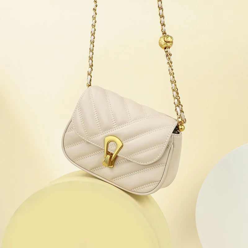 Bolsa Transversal De Couro Porto