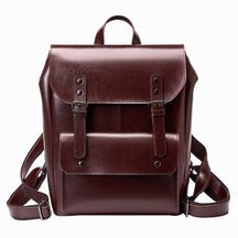 Mochila Feminina de Couro Genuíno Eleanor