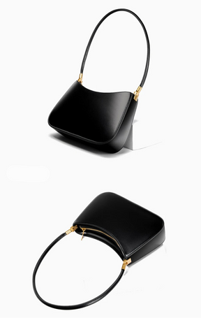 Bolsa de Ombro de Couro Rubis