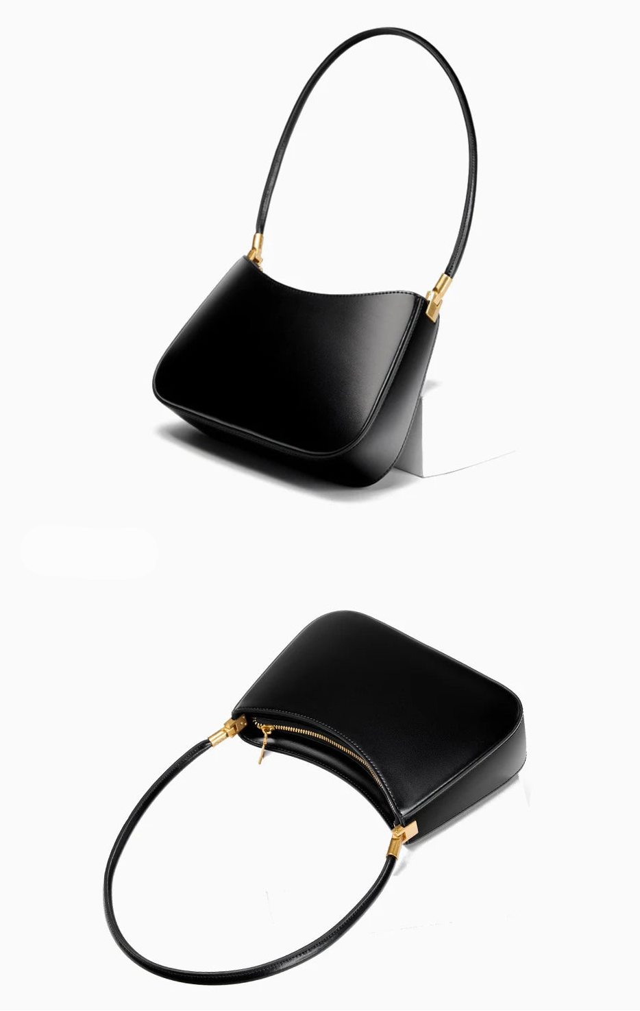 Bolsa de Ombro de Couro Rubis