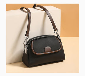 Bolsa Transversal de Couro Genuíno Clarisse