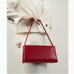 Bolsa Baguette de Couro Loraine