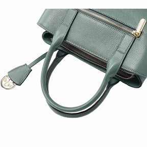 Bolsa Transversal de Couro Genuíno Jade