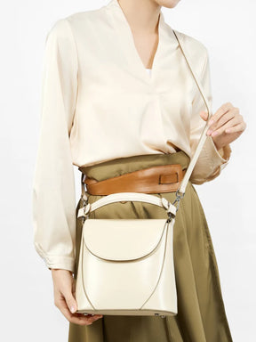 Bolsa de Ombro e Crossbody de Couro Versailles