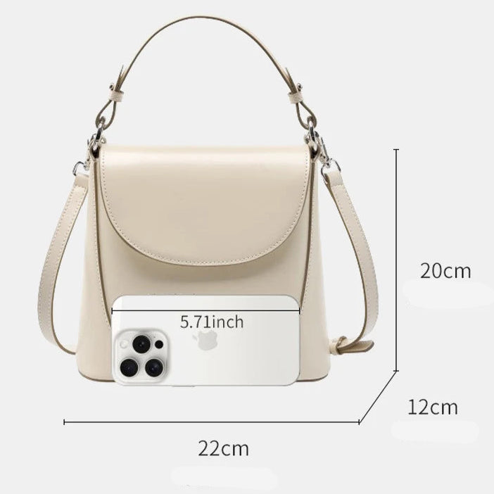 Bolsa de Ombro e Crossbody de Couro Versailles