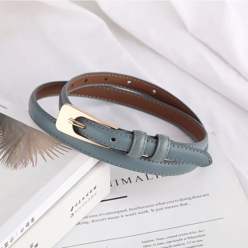 Cinto Feminino de Couro Alba