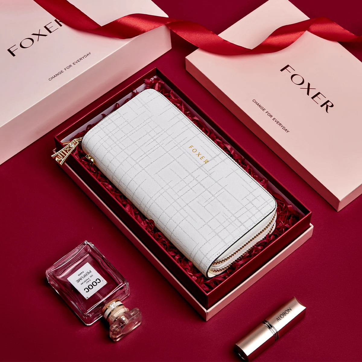 Carteira Feminina de Couro Genuíno Beatrice