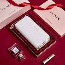 Carteira Feminina de Couro Genuíno Beatrice