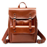 Mochila Feminina de Couro Genuíno Eleanor