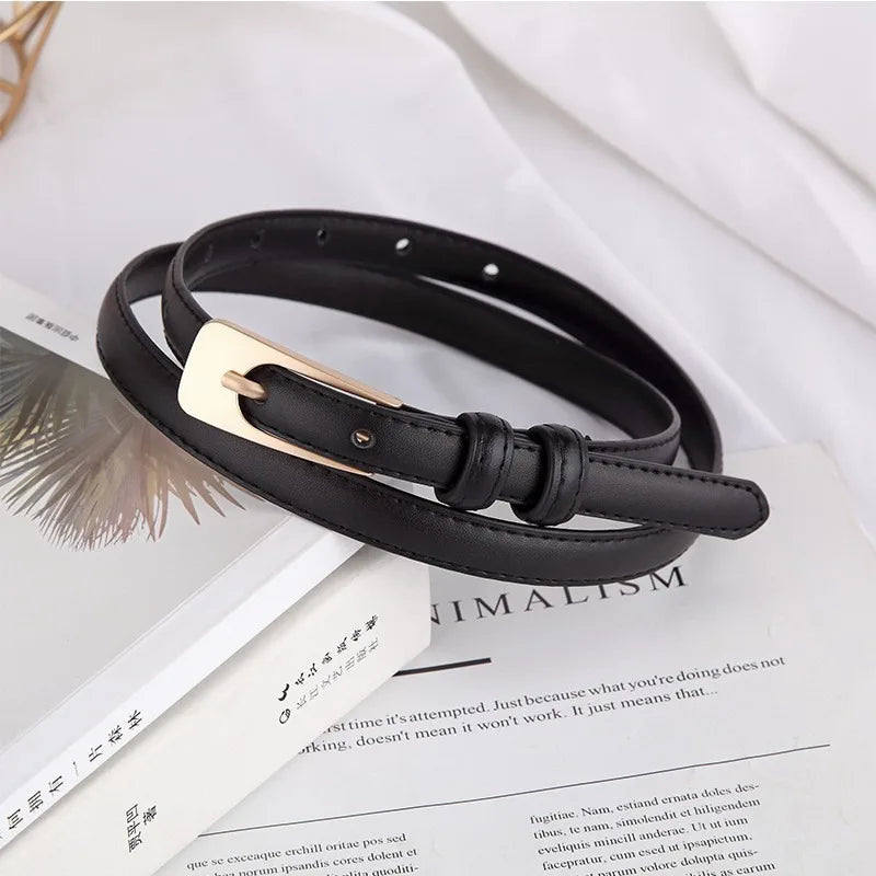 Cinto Feminino de Couro Alba