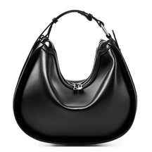Bolsa Hobo de Couro Genuíno Valentina