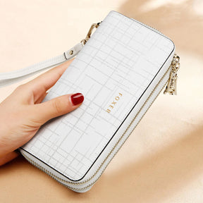 Carteira Feminina de Couro Genuíno Beatrice