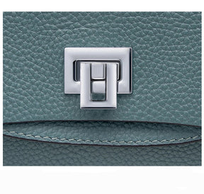 Bolsa de Ombro de Couro Genuíno Isla