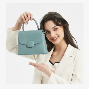 Bolsa Transversal de Couro Hasp