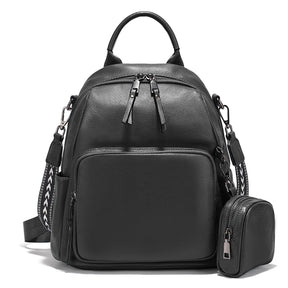 Mochila Feminina de Couro Genuíno Antonella