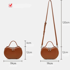 Bolsa Transversal de Couro Sienna