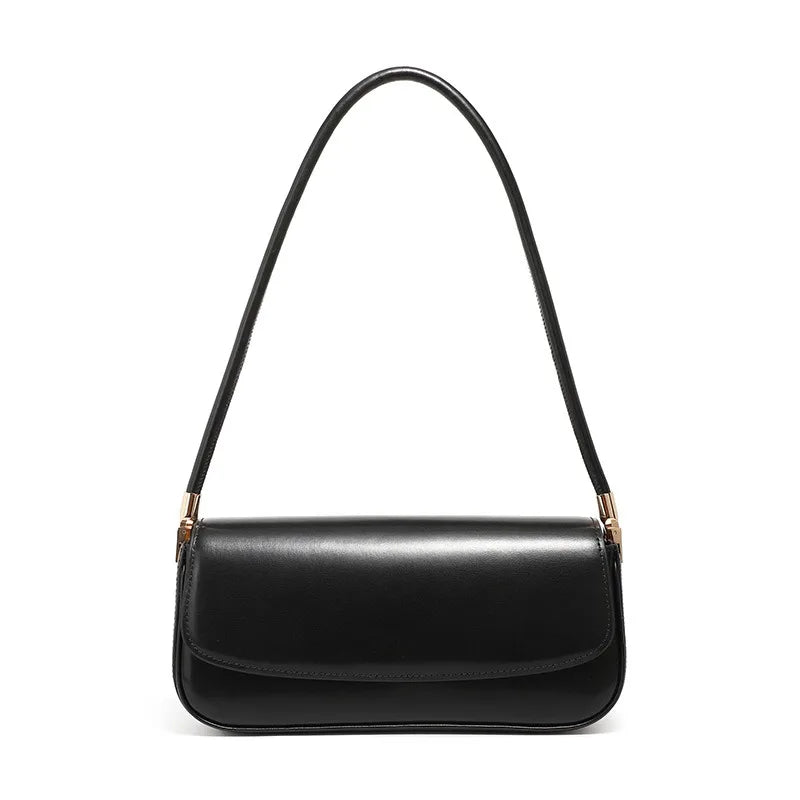 Bolsa Baguete de Couro Borgonha | Baguette Handbags | Cores variadas | Detalhe 5 | Vivièn