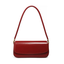 Bolsa Baguete de Couro Borgonha | Baguette Handbags | Cores variadas | Detalhe 6 | Vivièn