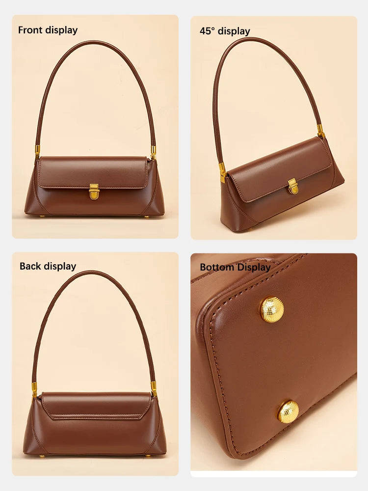 Bolsa Baguete de Couro Genuíno Chloé | Baguette Handbags | Cores variadas | Detalhe 3 | Vivièn