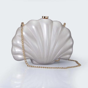Bolsa de Acrílico Concha Sereia | Clutch Bags | Cores variadas | Detalhe 11 | Vivièn