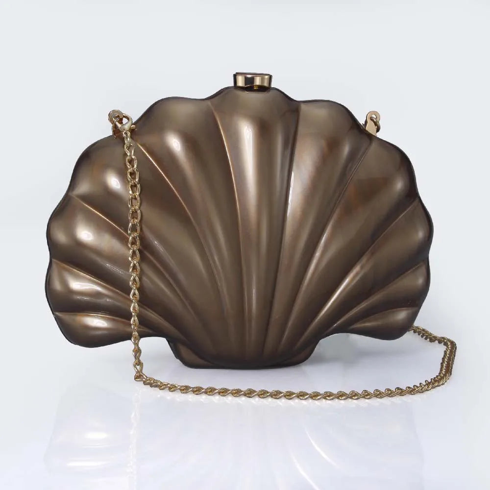 Bolsa de Acrílico Concha Sereia | Clutch Bags | Cores variadas | Detalhe 15 | Vivièn