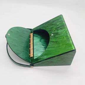 Bolsa de Acrílico de Luxo Bath | Clutch Bags | Verde | Detalhe 2 | Vivièn